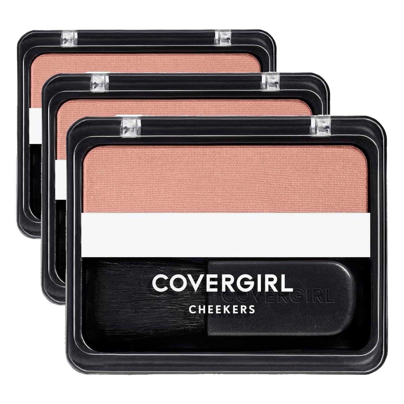 Rubor en Polvo Compacto CoverGirl Cheekers Blendable con Brocha